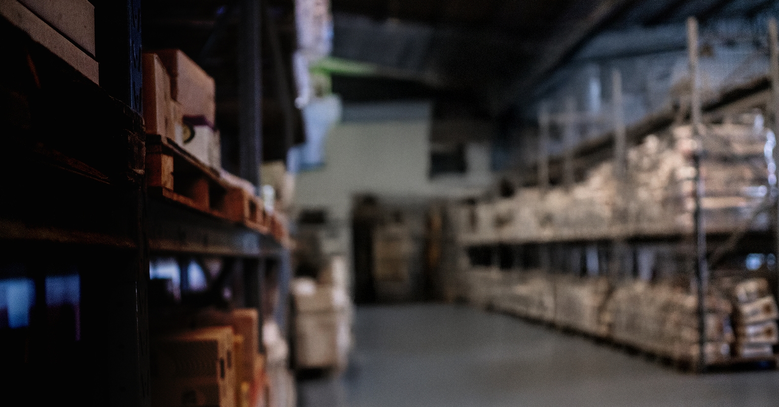 Warehous in the background